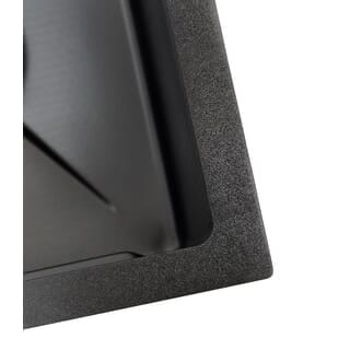 KOCH KITCHEN อ่างล้างจานฝังบน 1 หลุมไม่มีที่พัก SUS304 รุ่น MARTRIX สีดำ