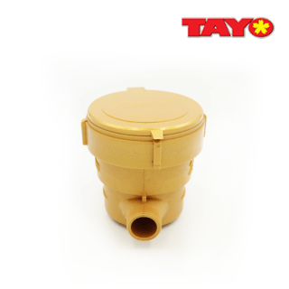 TAYO มิเตอร์น้ำ 1/2นิ้ว  ABS รุ่น MSP15 สีทอง