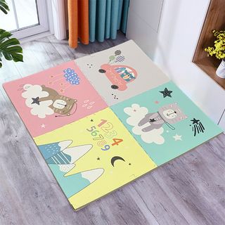 NINO WORLD ชุดแผ่นปูพื้นจิ๊กซอว์ Number (4 แผ่น) PD-01-2 ขนาด 60x60x1.2 cm. คละลาย