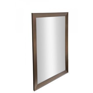 Nice กระจกมีกรอบทรงเหลี่ยม (PS) รุ่น นากาโน่ ขนาด 40x60 ซม. สีเมทัลลิค