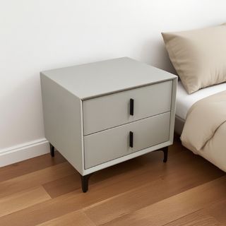 DELICATO ตู้ข้างเตียง รุ่น NOVA ขนาด 50x40x43 ซม. สีเทามิสต์เกรย์ 