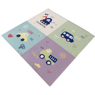 NINO WORLD ชุดแผ่นปูพื้นจิ๊กซอว์ รุ่น CY034  (4 แผ่น) ขนาด 60x60x1.2 ซม. คละสี