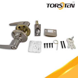 TORSTEN  ลูกบิดก้านโยกห้องน้ำ รุ่น 803 BK-AC สีทองแดงรมดำ