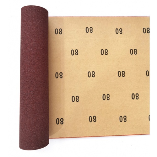 HUMMER กระดาษทรายม้วน 12 นิ้ว เบอร์ 80 ขนาด 300 มม.x5เมตร RSR-30080M5 สีแดง