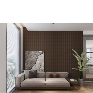 GREAT WOOD ไม้ฝ้าระแนง PS รุ่นJC1470-365B ขนาด 117x2900x6 มม. สีWood & black