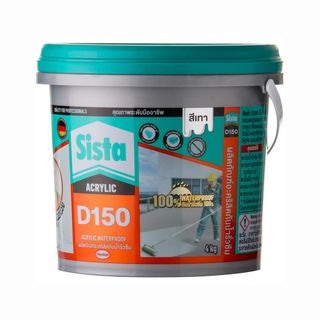 SISTA อะคริลิคกันรั่วซึม ดี 150 4 kg. สีเทา