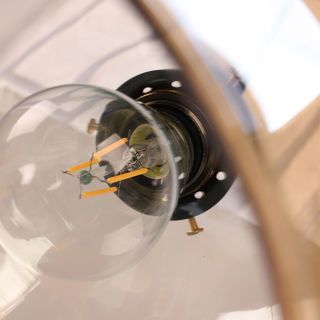 EILON โคมไฟห้อยกระจก ทรงกระบอกบาน สไตล์ Loft รุ่น GYFDD-7515 สีใส