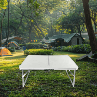 SUMMER SET โต๊ะพับ รุ่น TER ขนาด 61X41X27CM ขาว 