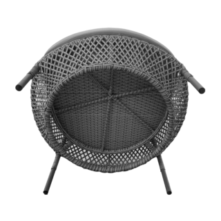 SUMMER SETเก้าอี้ outdoor อลูมิเนียม Jomthong  ขนาด 93x92x65 ซม. สีเทาอ่อน