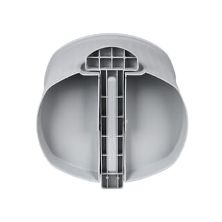 KLEANZY ถังขยะเหยียบทรงกลมลายสาน 6.5 ลิตร ขนาด 24.5x23.5x26.5 ซม. รุ่น TG51839G สีเทา