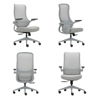 SMITH เก้าอี้สำนักงาน MIDDLE BACK รุ่น GOHAN -01 ขนาด 64x68x109-116 ซม. สีเทา
