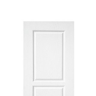 WELLINGTAN ประตูภายนอก UPVC ผิว Revo 3ลูกฟัก รุ่น WNR002 ขนาด 80x200 ซม. สีขาว (เจาะรูลูกบิด)