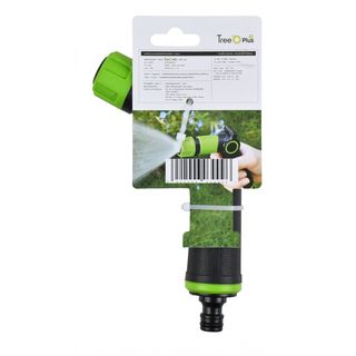 Tree O Plus ปืนฉีดน้ำแบบควบคุมด้วยนิ้วหัวแม่มือปรับ2รูปแบบ รุ่นGLB-623030-0 สีเขียวดำ