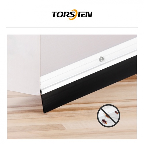 TORSTEN เส้นกันแมลงอะลูมิเนียม แถบยาง รุ่นKZT059-WH 100ซม. สีขาว