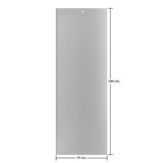 BATHIC ประตูพีวีซี BP1 70x200 ซม. สีเทา (ไม่เจาะรูลูกบิด)