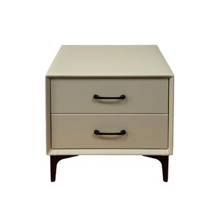 DELICATO ตู้ข้างเตียง รุ่น Aura ขนาด 50x40x48 ซม. สีเทามิสต์เกรย์ 