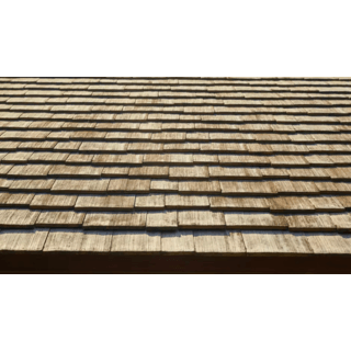 เฌอร่า หลังคาซีดาร์เชค รุ่นคละขนาด 1.2x10,15,20x35ซม. สีบราวน์เชสนัท