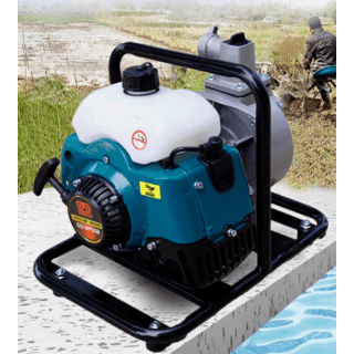 OO POWER เครื่องสูบน้ำ 2 จังหวะ 40.2CC. รุ่น OO-WP25B ขนาด 1 นิ้ว สีเขียวดำ