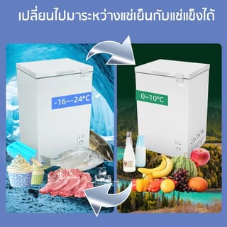 CHiQ ตู้แช่แข็งฝาทึบ ขนาด  3.5Q รุ่น CCF99 สีขาว