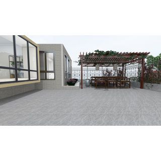 Marbella กระเบื้องเซรามิคปูพื้น 16x16 นิ้ว รุ่น คันไซต์ ไวท์ เกรย์  PT0415 Matt (12P)