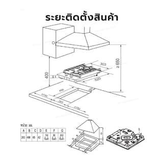 HAIER เตาแก๊สแบบฝังหน้ากระจก 2 หัวเตา HGH302G สีดำ