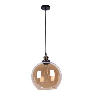 EILON โคมไฟห้อยกระจก ทรงกระบอกบาน สไตล์ Loft รุ่น GYFDD-7515 สีใส