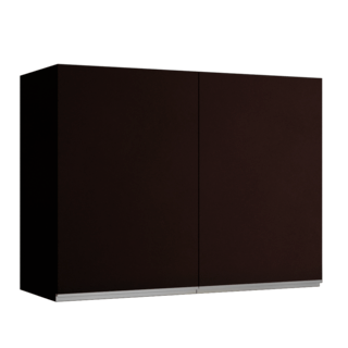 MJ ตู้แขวนคู่ รุ่น X-W6080X-DC ขนาด 66x86 ซม. สีดาร์กช็อค