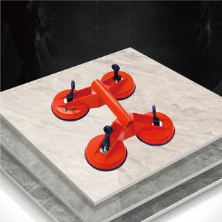 HUMMER ตัวดูดกระจกพลาสติก 4 ขา รุ่น JCH015  สีแดง