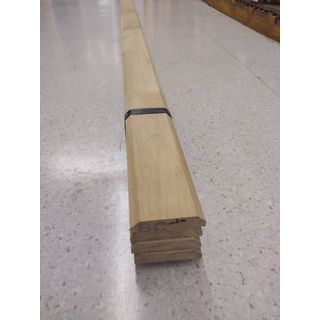 GREAT WOOD ฝ้าระแนงไม้ ไม้ยางพาราจ๊อยส์ BC (1x5) 5/8