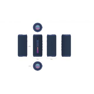 NUVIO ลำโพงบลูทูธพกพา รุ่น TF-25C5 สีน้ำเงินเข้ม