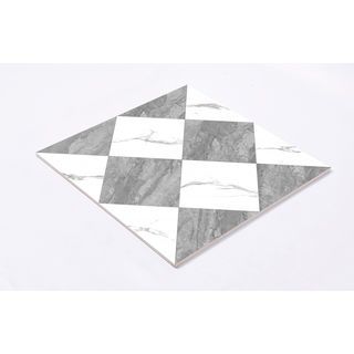 Marbella กระเบื้องเซรามิคปูพื้น 60x60 ซม. รุ่น ยูเรก้า   ไวท์  เกรย์  MD670  ผิวด้าน  (4P)