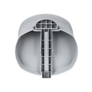 ICLEAN ถังขยะเหยียบทรงกลมลายสาน 6.5 ลิตร รุ่น TG51839G ขนาด 24.5x23.5x26.5 ซม. สีเทา