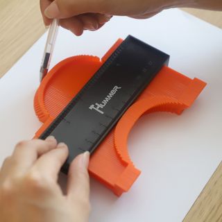 HUMMER ตัวลอกแบบงานกระเบื้อง รุ่น JGDW0705 ขนาดยาว 5 นิ้ว ลึก 3cm  (10.10X14.5X2.1cm)