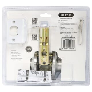 COLT LITE ก้านบิดห้องทั่วไป ก้านตรงฝาเล็ก รุ่น 649 SNสีสแตนเลส