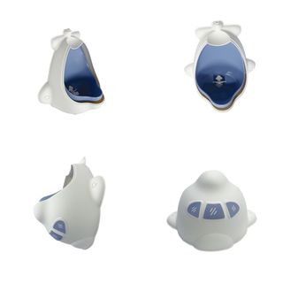 Primo Kids โถฝึกยืนฉี่จรวจแบบแขวนผนัง  รุ่น Rocket UN03 สีฟ้า