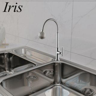 Iris ก๊อกอ่างล้างจานปรับระดับได้แบบติดเคาน์เตอร์  รุ่น ลิลลี่ 701-9A