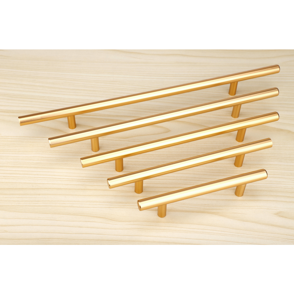 TORSTEN มือจับเฟอร์นิเจอร์อลูมิเนียมอัลลอยด์ 12x150x34 มม. รุ่น OKL005-03-G สีทอง