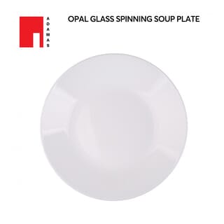 ADAMAS จานโอปอลทรงลึก 8” BRIDE800 สีขาว