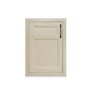 CLOSE  บานซิงค์เดี่ยว  uPVC  LIMA ขนาด 45x66 ซม. Vacuum สีเบจ 