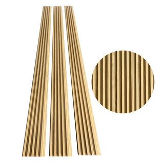 GREAT WOOD ไม้ฝ้าระแนง WPC W140  13.3x290x1.65 ซม. Light brown