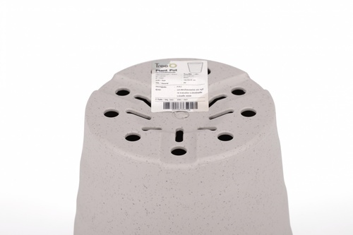Tree‘O กระถางต้นไม้ทรงกลม รุ่น6PY009-WH ขนาด15x16ซม. (6นิ้ว)  สีขาว