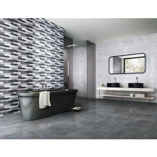 Marbella 30x60 กระเบื้องบุผนัง รุ่น การ์เด้นบริค-สีเทา 3606 (8P)