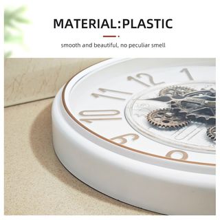 COZY นาฬิกาแขวนผนัง  รุ่น AUGUSTUS    ขนาด 40.5x40.5x7 ซม.  สีครีม