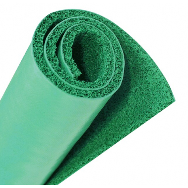 GRAFFE พรมดักฝุ่น PVC  พื้นหลังเรียบ ขนาด 122*600*1.2 ซม. สีเขียว