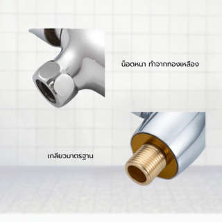 Verno ฟลัชวาล์วโถปัสสาวะแบบกด รุ่น C01 ขนาด 20x15x5 ซม. สีโครม