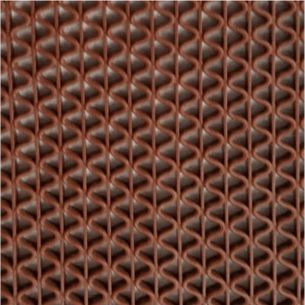GRAFFE พรมกันลื่นพีวีซี ขนาด 90x300ซม. หนา 0.45ซม. FMS7000–615RD สีน้ำตาล