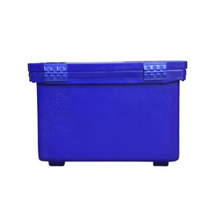 S&P ถังแช่ ขาสูง บานพับมือจับ 120 ลิตร สีน้ำเงิน