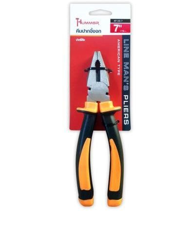 HUMMER คีมปากจิ้งจก ปากโค้ง รุ่น XF-05 7นิ้ว