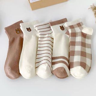 KOJI ถุงเท้าข้อกลางผู้หญิงพาสเทล รุ่นSC27 ขนาด6x17x0.4ซม.คละแบบ