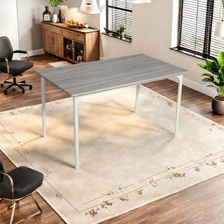 DELICATO ชุดโต๊ะอาหาร 6 ที่นั่ง รุ่น Nana โต๊ะ:140X80X76ซม. เก้าอี้:42x48x87ซม. สีไม้ธรรมชาติ 